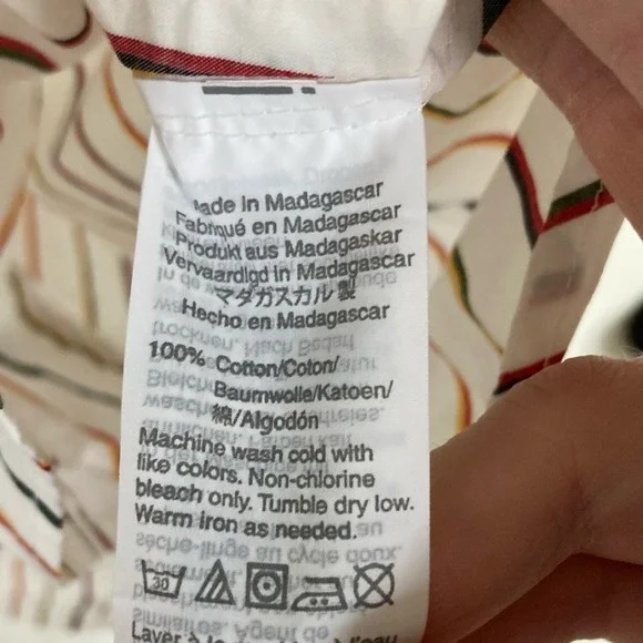 Madewell Womens Central Sadie Stripe Button-Up Shirt Size Small Oversized Cotton - Picture 5 of 9